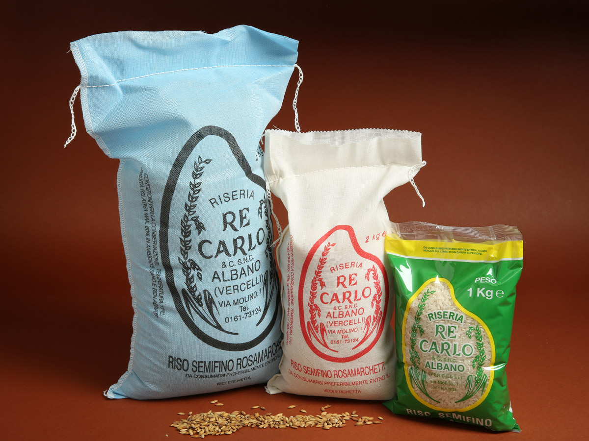 Riso Semifino Rosa Marchetti Riseria Re Carlo