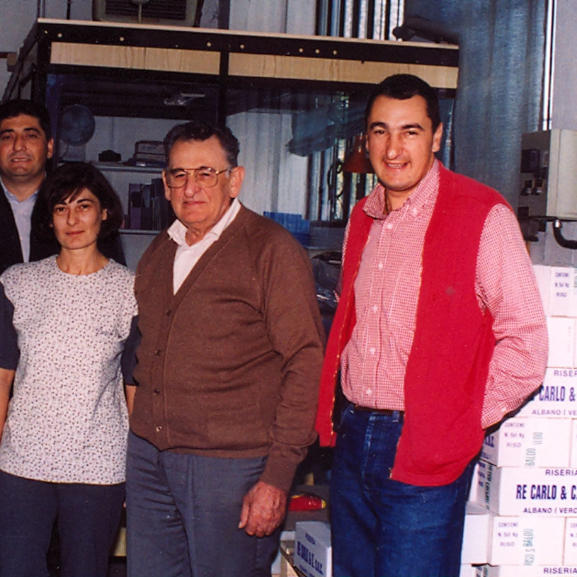 Riseria Re Carlo - Foto storiche - Riso italiano di qualità dalle pianure vercellesi - Carnaroli, Arborio, Baldo, Cammeo, Sant'Andrea, Rosa Marchetti, Semigreggio, Ermes, Venere, Apollo