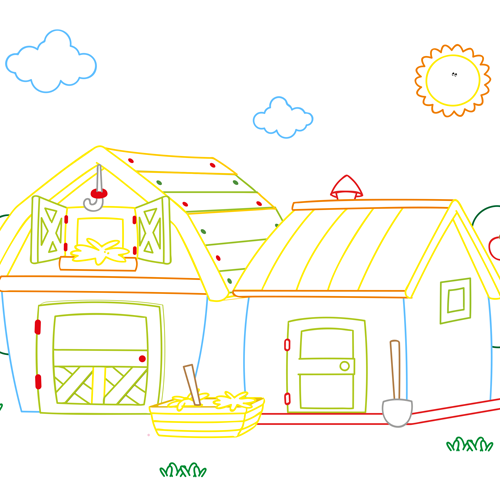 Valentina Bolco ©2015 - Disegno di un mulino