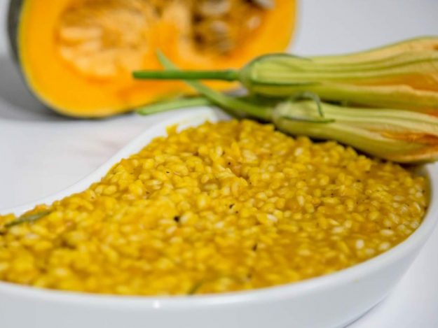 Riseria Re Carlo - Riso con la zucca - Foto ricetta impiattata