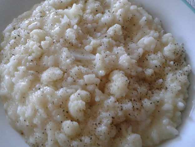 Riseria Re Carlo - Riso e cavolo - Foto particolare (close-up) ricetta impiattata