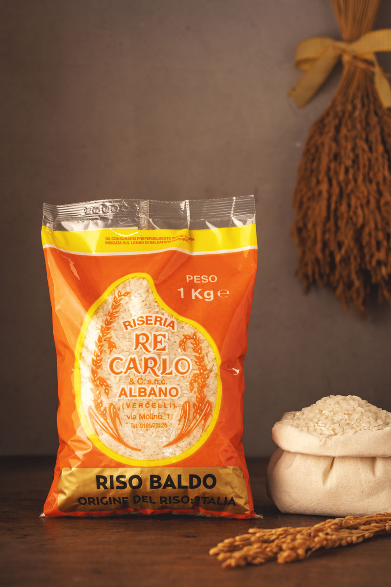 Riseria Re Carlo - Riso Baldo da Riso Cammeo - l'autentico riso vercellese di qualità - confezioni da 1kg - Foto di FabioScaliciPhotography