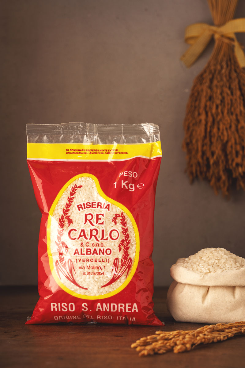Riseria Re Carlo - Riso S. Andrea - l'autentico riso vercellese di qualità - confezioni da 1kg, 2kg, 5kg e natalizie - Foto di FabioScaliciPhotography