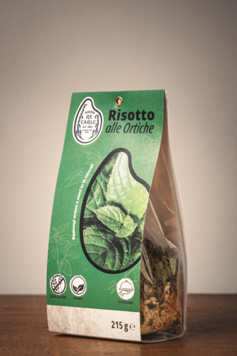 Riseria Re Carlo - Risotti Pronti - Risotto alle Ortiche - l'autentico riso vercellese di qualità - Foto di FabioScaliciPhotography