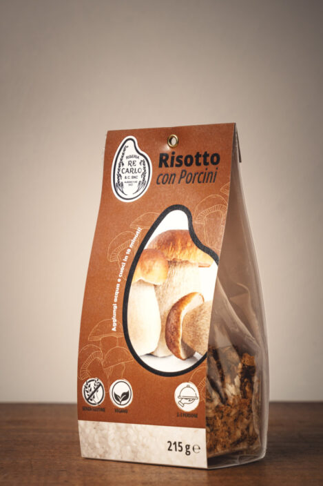 Riseria Re Carlo - Risotti Pronti - Risotto con Porcini - l'autentico riso vercellese di qualità - Foto di FabioScaliciPhotography
